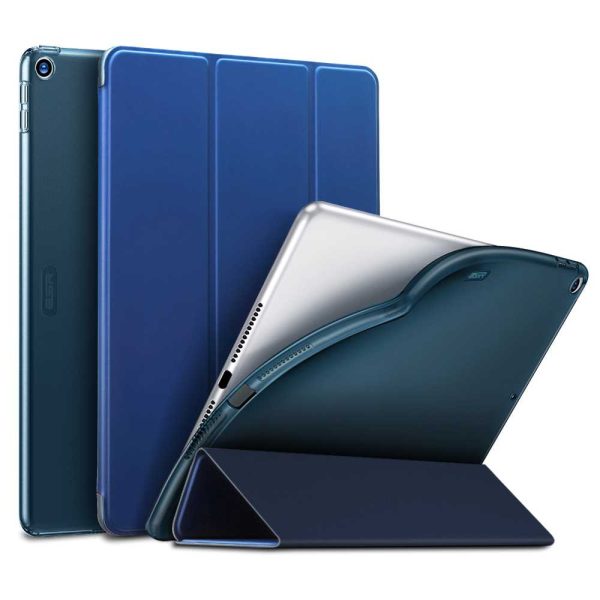 iPad 9th Gen 2021 Rebound Slim Case with Flexible TPU Back & Rubberized Cover - Blue also for iPad 8th Gen / iPad 7th Gen 2019 - Image 2