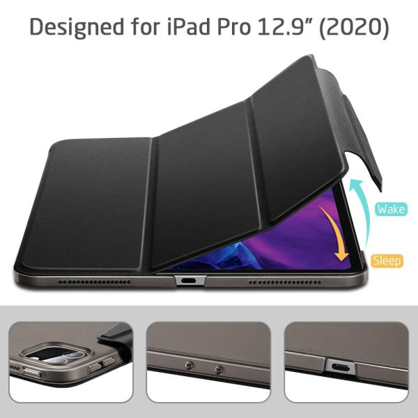 iPad Pro 12.9 2020 Ascend Trifold Hard Smart Case by ESR - Black also for iPad Pro 12.9 2018 - Image 9