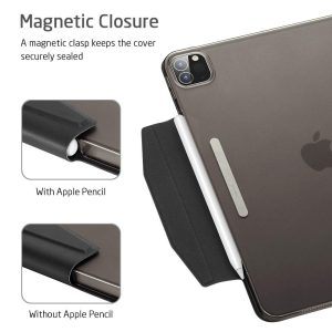 iPad Pro 12.9 2020 Ascend Trifold Hard Smart Case by ESR - Black also for iPad Pro 12.9 2018 - Image 4