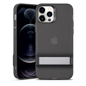 Apple iPhone 12 / iPhone 12 Pro Air Shield Boost Kickstand Case - Black - Image 2
