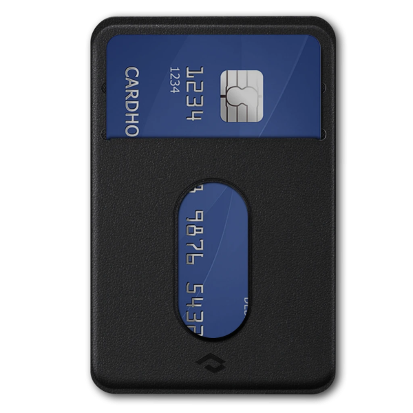 MagEZ Card Sleeve Magnetic Leather Sleeve 3.0 by PITAKA - Black - Image 3
