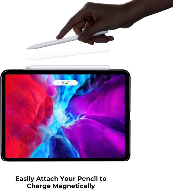 iPad Pro 12.9" 2020 MagEZ Aramid Fiber Magnetic Case by PITAKA - Black / Grey Twill also for iPad Pro 12.9" 2018 - Image 5