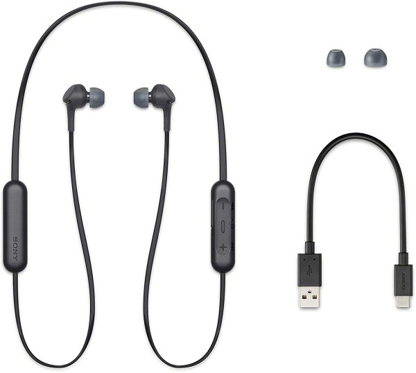 Sony WI-XB400 Wireless In-Ear Extra Bass Headset/Headphones with mic for phone call - Black - Image 4