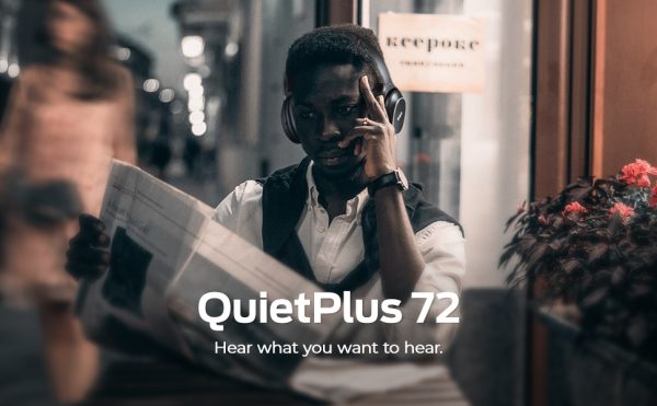 Tribit QuietPlus 72 Bluetooth Headphones, 32dB Hybrid Active Noise Cancelling Headphones, Wireless Over Ear Headphones with CVC8.0 Mic, 30H Playtime, HiFi Stereo Headset, Foldable for Travel Work Home - Image 4