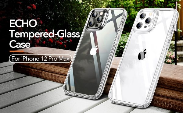 Apple iPhone 12 Pro Max Ice Shield Echo Tempered Glass Case by ESR - Clear - Image 9