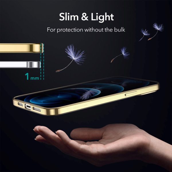KF1 Apple iPhone 12 Pro Max Halo Colored Soft Case by ESR - Gold - Image 12