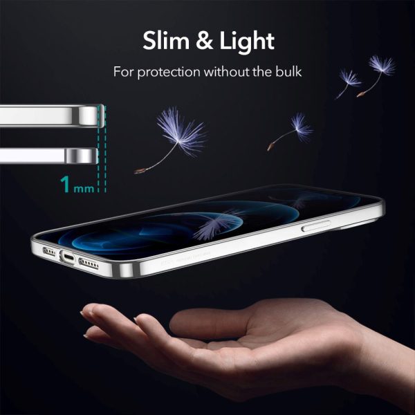 Apple iPhone 12 Pro Max Halo Colored Soft Case by ESR - Silver - Image 12