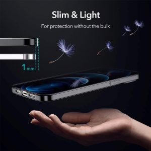 Apple iPhone 12 Pro Max Halo Colored Soft Case by ESR - Black - Image 12