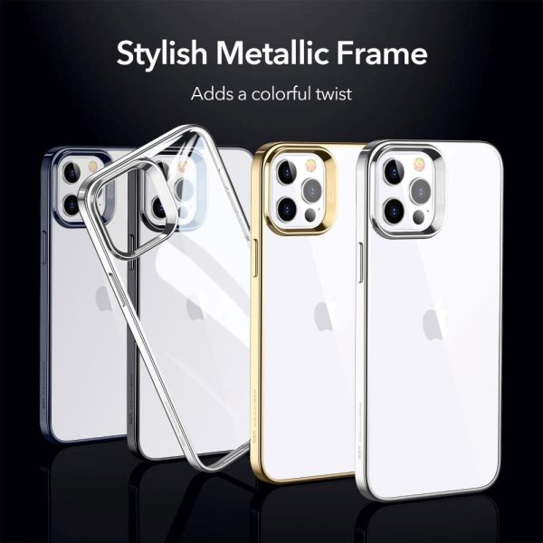 KF2-银 Apple iPhone 12 / 12 Pro Halo Colored Soft Case by ESR - Silver - Image 11