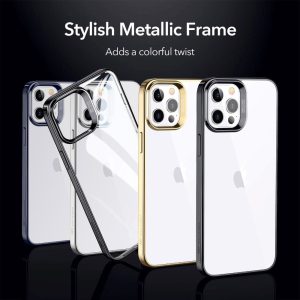 Apple iPhone 12 Pro Max Halo Colored Soft Case by ESR - Black - Image 11