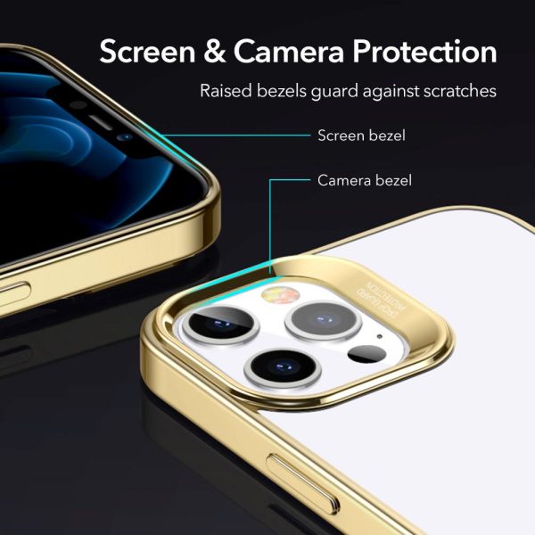 KF3 Apple iPhone 12 Pro Max Halo Colored Soft Case by ESR - Gold - Image 10