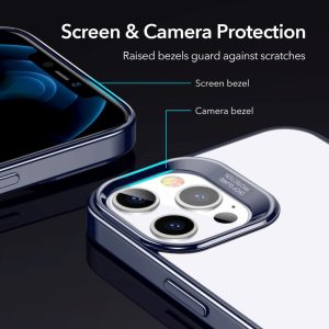 Apple iPhone 12 / 12 Pro Halo Colored Soft Case by ESR - Blue - Image 10