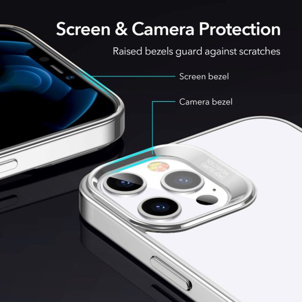 KF3-银 Apple iPhone 12 / 12 Pro Halo Colored Soft Case by ESR - Silver - Image 10