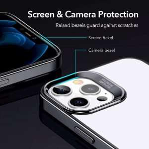 Apple iPhone 12 Pro Max Halo Colored Soft Case by ESR - Black - Image 10