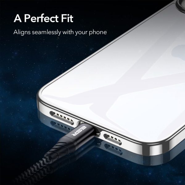 KF6-银 Apple iPhone 12 / 12 Pro Halo Colored Soft Case by ESR - Silver - Image 7