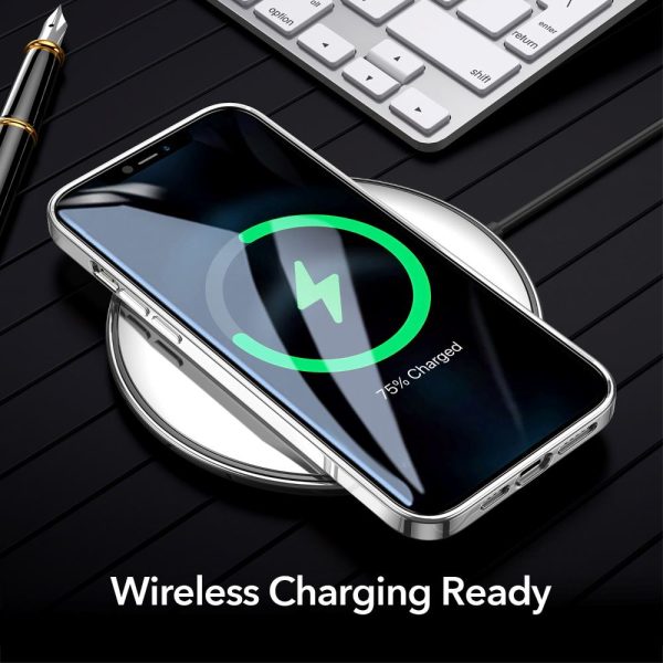 KF7-银 Apple iPhone 12 / 12 Pro Halo Colored Soft Case by ESR - Silver - Image 6