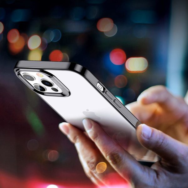 Apple iPhone 12 / 12 Pro Halo Colored Soft Case by ESR - Black - Image 5