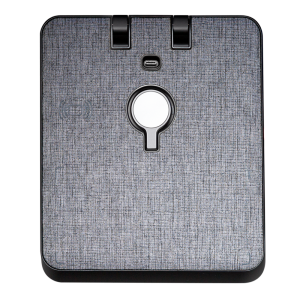 Air Omni Lite 6 in 1 Wireless Charger with 18W Fast Charging Ports, Position Free Charging, Apple Watch Mount compatible with Travel Pouch by PITAKA - Gray Cloth Weave - Image 2