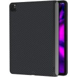 iPad Pro 12.9" 2020 MagEZ Aramid Fiber Magnetic Case by PITAKA - Black / Grey Twill also for iPad Pro 12.9" 2018