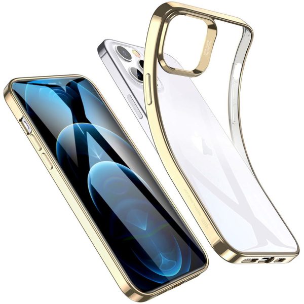 主图1 Apple iPhone 12 Pro Max Halo Colored Soft Case by ESR - Gold - Image 4