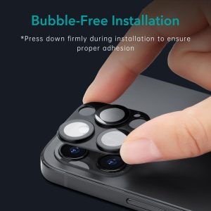Apple iPhone 12 Pro Camera Lens HD Protector 1 PACK by ESR - Black - Image 4