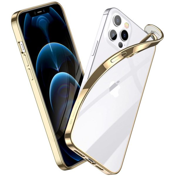 主图2 Apple iPhone 12 Pro Max Halo Colored Soft Case by ESR - Gold - Image 3