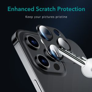Apple iPhone 12 Pro Camera Lens HD Protector 1 PACK by ESR - Black - Image 5