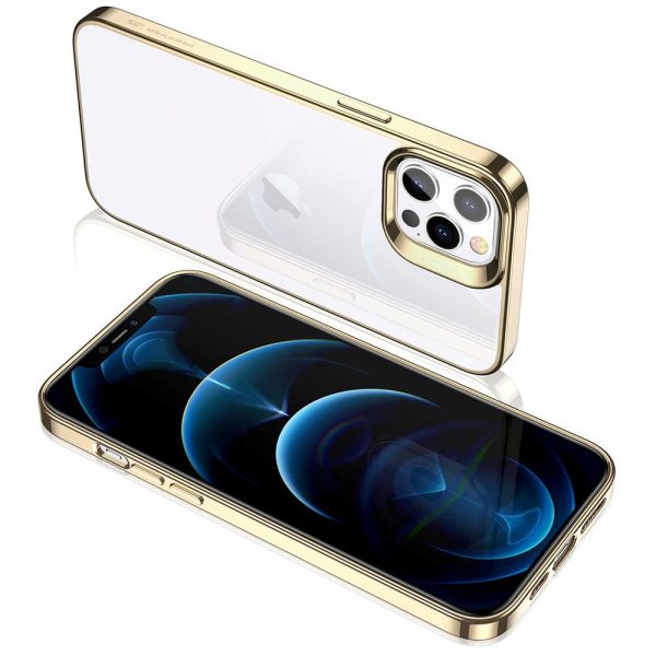 主图3 Apple iPhone 12 Pro Max Halo Colored Soft Case by ESR - Gold - Image 2