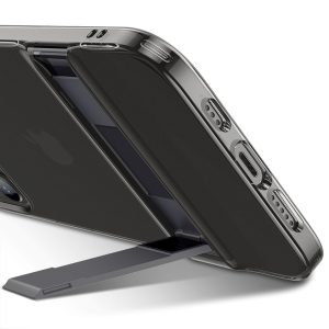 Apple iPhone 12 / iPhone 12 Pro Air Shield Boost Kickstand Case - Black - Image 4