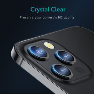Apple iPhone 12 Pro Camera Lens HD Protector 1 PACK by ESR - Black - Image 6