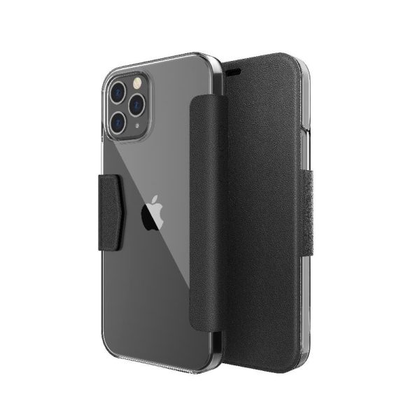 Apple iPhone 12 / iPhone 12 Pro Raptic Engage Folio Flip Case - Black - Image 4