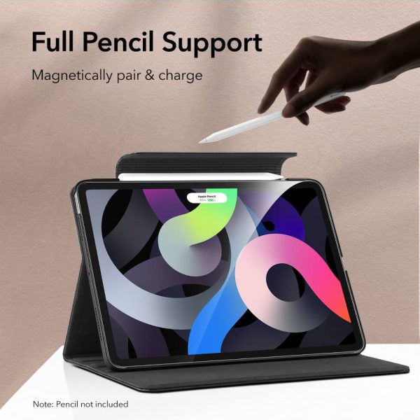 iPad Air 5 2022 /iPad Air 4 2020 Director Business Leather Folio Case by ESR - Brown - Image 7