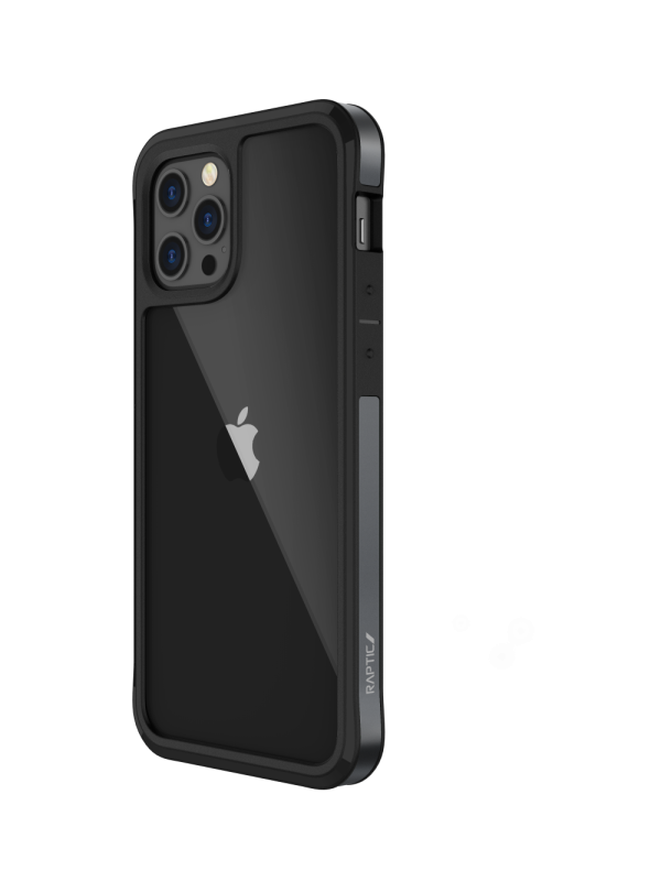 iPhone 12 Pro Max Raptic Edge Shock Absorbing Protection, Durable Aluminum Frame, 10ft Drop Tested - Black - Image 4