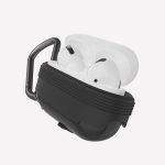 Raptic Journey Series, Apple AirPods Pro Case - Soft Silicone and Scratch Resistant TPU Protective Case - Black