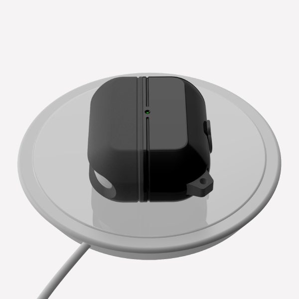 Raptic Journey Series, Apple AirPods Pro Case - Soft Silicone and Scratch Resistant TPU Protective Case - Black - Image 2