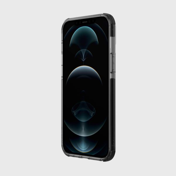 iPhone 12 Pro Max Raptic Clear Case upto 6 feet drop protection on Concrete - Smoke - Image 2