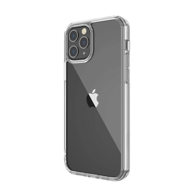 iPhone 12 / iPhone 12 Pro Raptic Glass Plus Case Real Tempered Glass on Back - Clear - Image 3