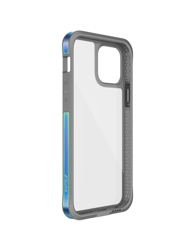 iPhone 12 / iPhone 12 Pro Raptic Edge Shock Absorbing Protection, Durable Aluminum Frame, 10ft Drop Tested - Iridiscent - Image 5