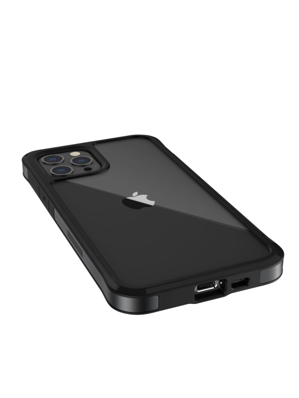 iPhone 12 Pro Max Raptic Edge Shock Absorbing Protection, Durable Aluminum Frame, 10ft Drop Tested - Black - Image 2