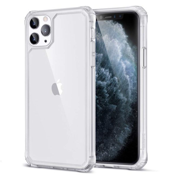 Apple iPhone 11 Pro Max Cloud Armor Matte Finish Rugged TPU Case - Matte Clear - Image 5