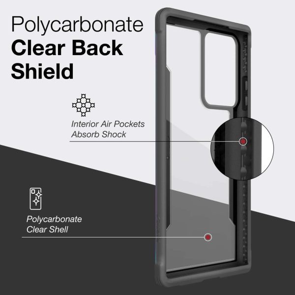 Galaxy Note 20 Ultra Raptic Shield Shock Absorbing Protection, Durable Aluminum Frame, 10ft Drop Tested - Iridiscent - Image 5