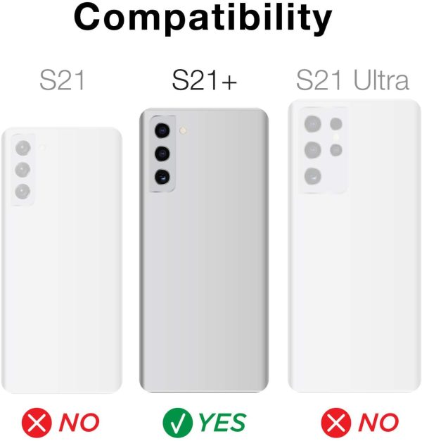 Galaxy S21 Plus Raptic Shield Shock Absorbing Protection, Durable Aluminum Frame, 10ft Drop Tested - Iridiscent - Image 5