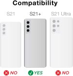 Galaxy S21 Plus Raptic Shield Case Shock Absorbing Protection, Durable Aluminum Frame, 10ft Drop Tested - Red - Image 4