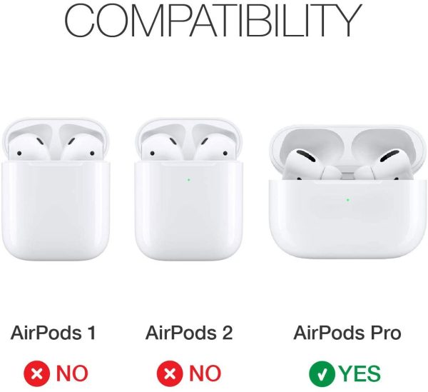 Raptic Trek Series, Apple AirPods Pro Case - Anodized Aluminum, TPU, and Polycarbonate Protective Case - Black - Image 4