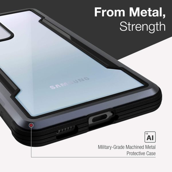 Galaxy S21 Ultra Raptic Shield Shock Absorbing Protection, Durable Aluminum Frame, 10ft Drop Tested - Black - Image 4