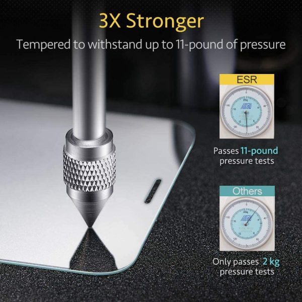 Apple iPhone 11 Screen Shield Glass Protector 2 PACK with Easy Installation Frame by ESR also for iPhone XR - Image 5