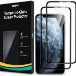 Apple iPhone 11 Pro Max Screen Shield Glass Protector 2 PACK with Easy Installation Frame by ESR also for iPhone XS Max