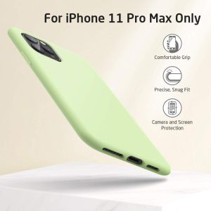Apple iPhone 11 Pro Max Cloud Super Soft Case by ESR - Light Green - Image 6