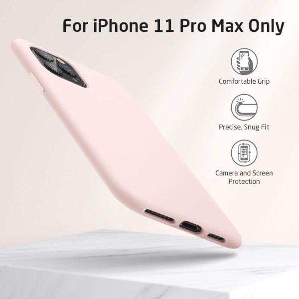 Apple iPhone 11 Pro Max Cloud Super Soft Case by ESR - Pink - Image 3