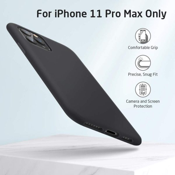 Apple iPhone 11 Pro Max Cloud Super Soft Case by ESR - Black - Image 4